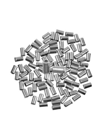 Brake Cable Ferrule Housing Chrome. (Pack 100/pc)